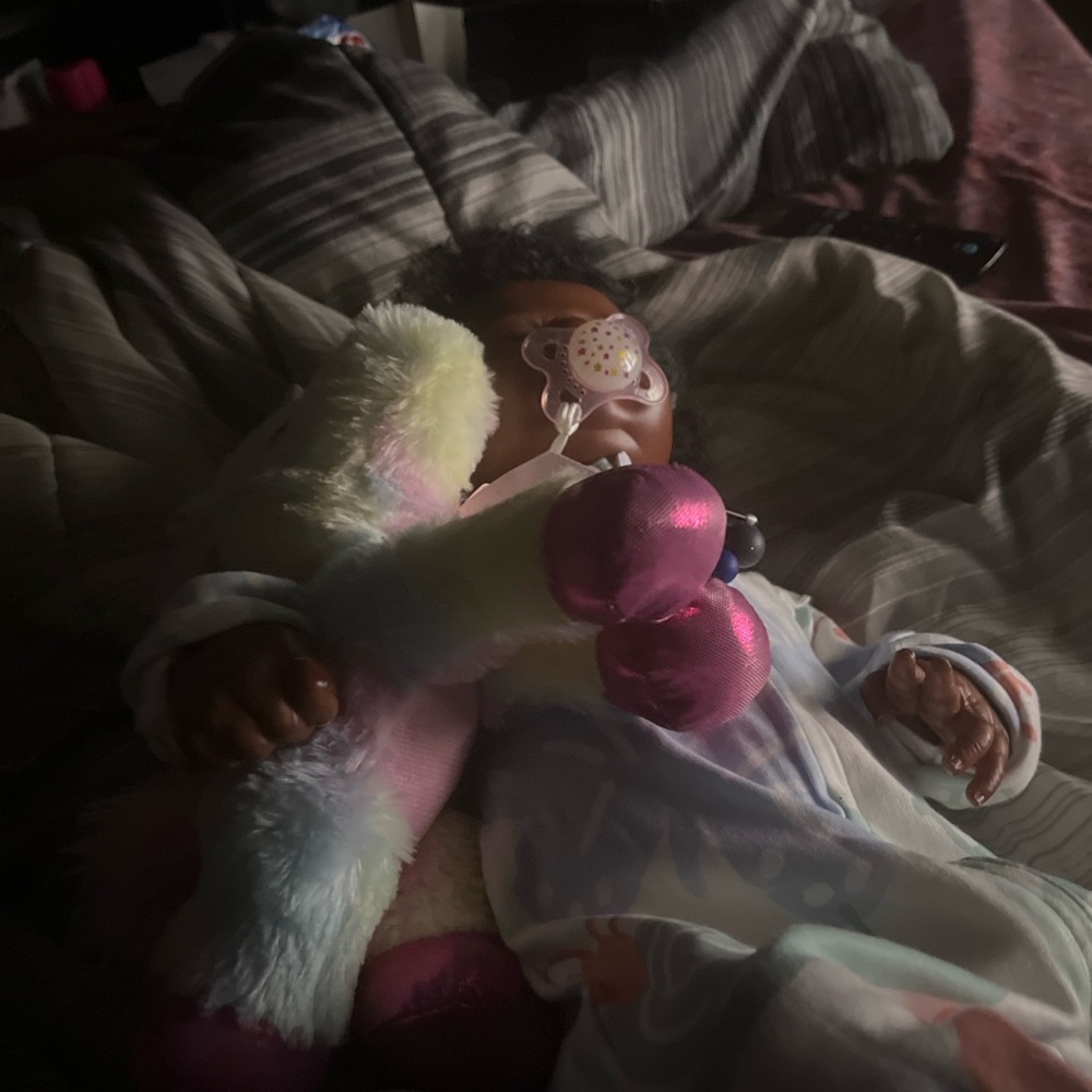 Baby Doll with Pacifier and Plush Toy